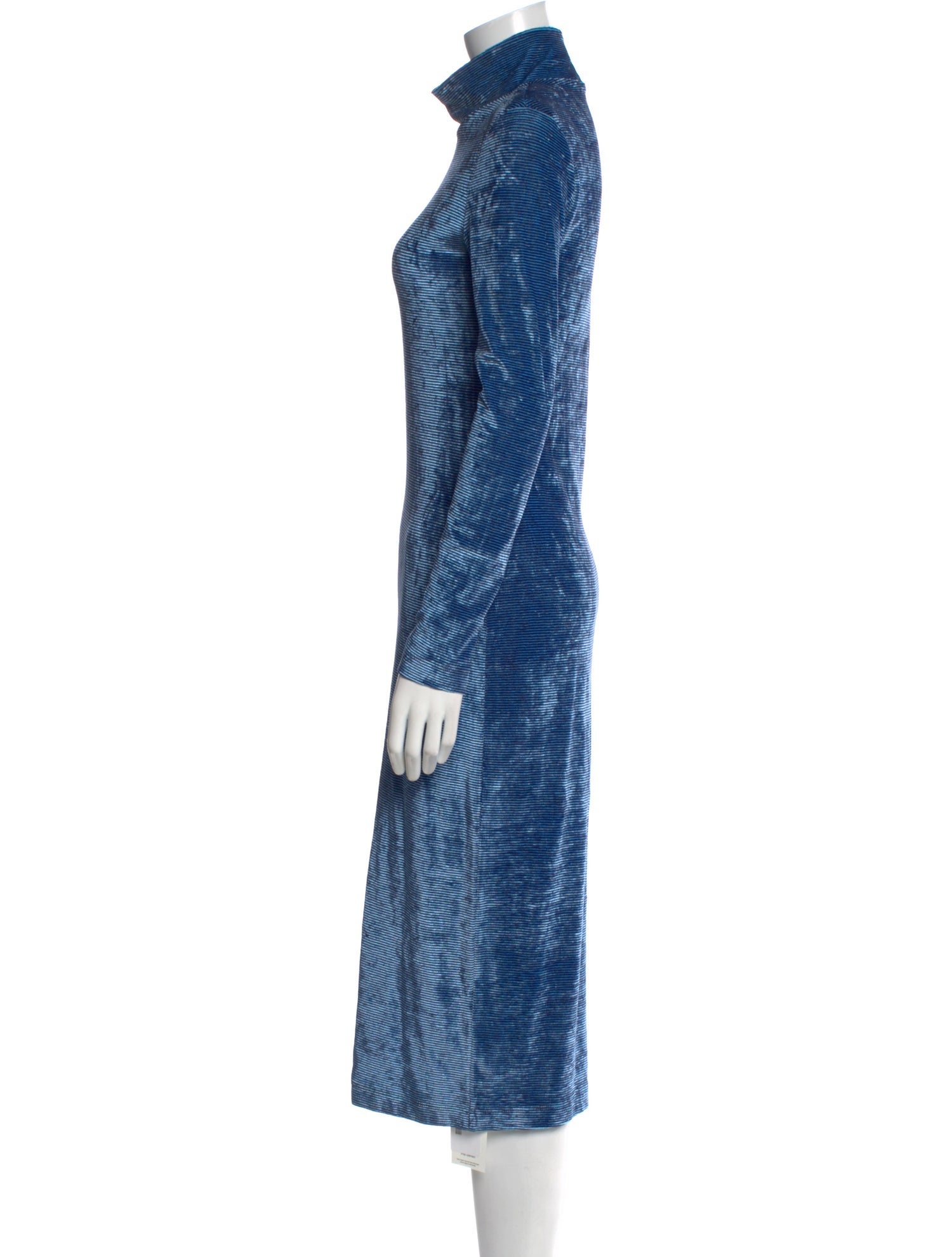 Scanlan Theodore Tie-Dye Print Midi Length Dress