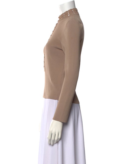 Scanlan Theodore Mock Neck Long Sleeve Top