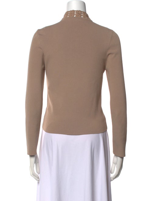 Scanlan Theodore Mock Neck Long Sleeve Top