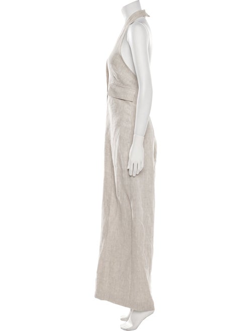 Scanlan Theodore Linen V-Neck Jumpsuit