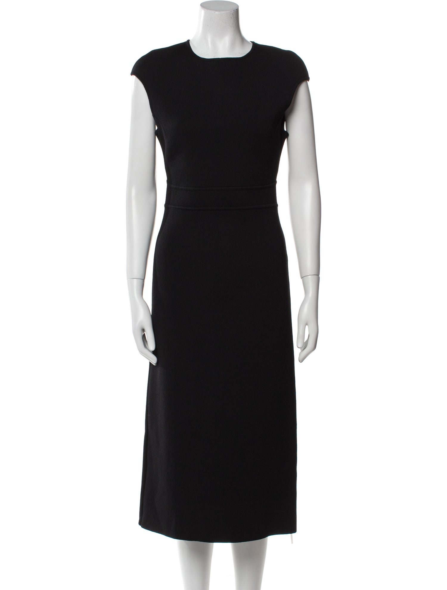 Scanlan Theodore Crew Neck Midi Length Dress