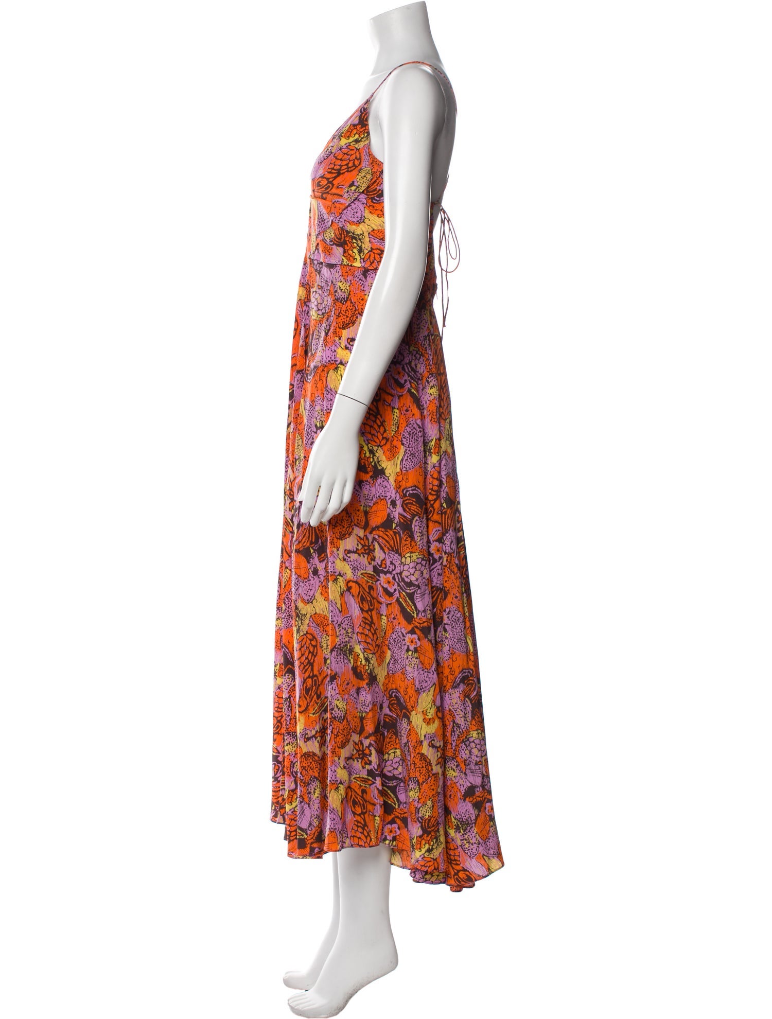 Scanlan Theodore Floral Print Long Dress
