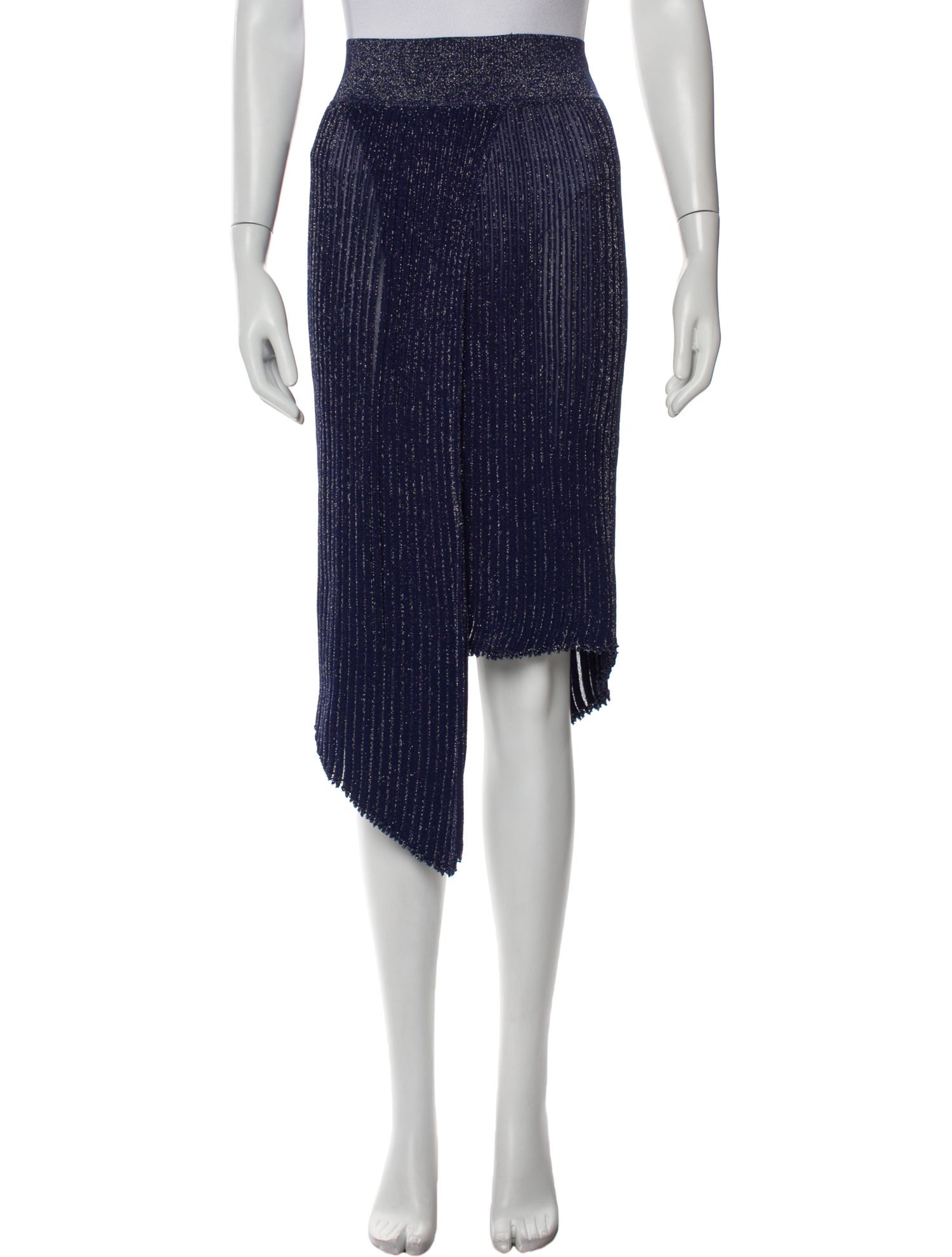 Scanlan Theodore Striped Midi Length Skirt