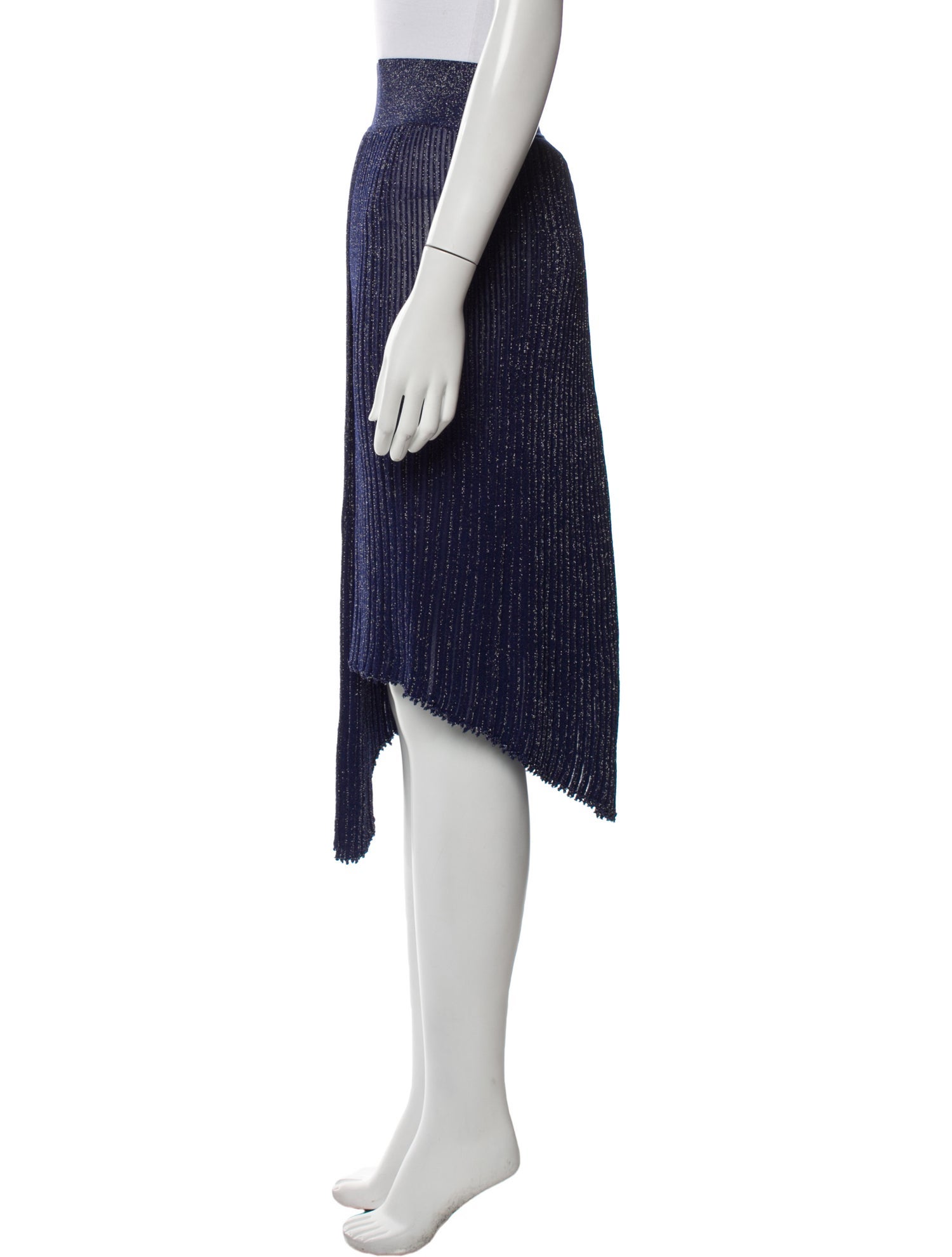 Scanlan Theodore Striped Midi Length Skirt