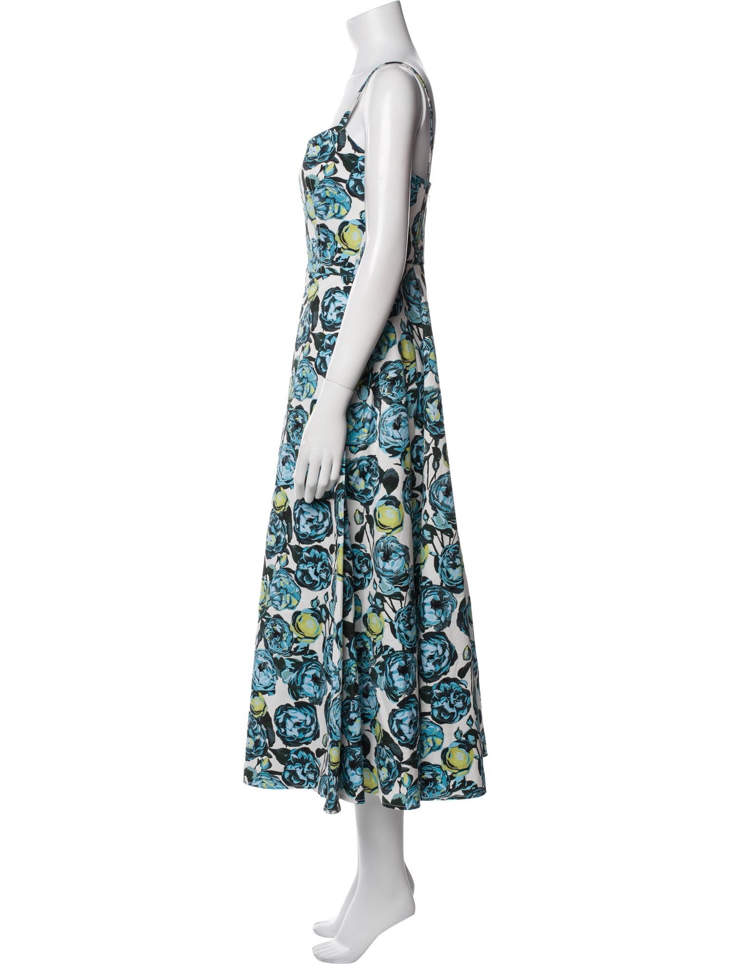 Scanlan Theodore Floral Print Long Dress