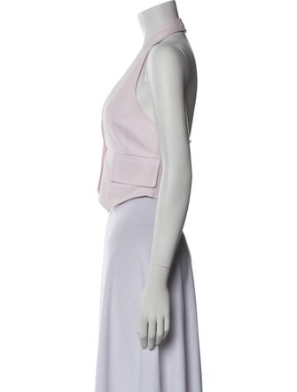 Scanlan Theodore Halterneck Sleeveless Crop Top