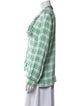 Scanlan Theodore Plaid Print Long Sleeve Button-Up Top