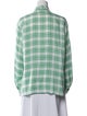 Scanlan Theodore Plaid Print Long Sleeve Button-Up Top