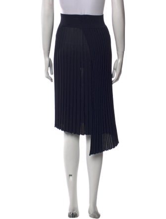 Scanlan Theodore Pleated Accents Midi Length Skirt