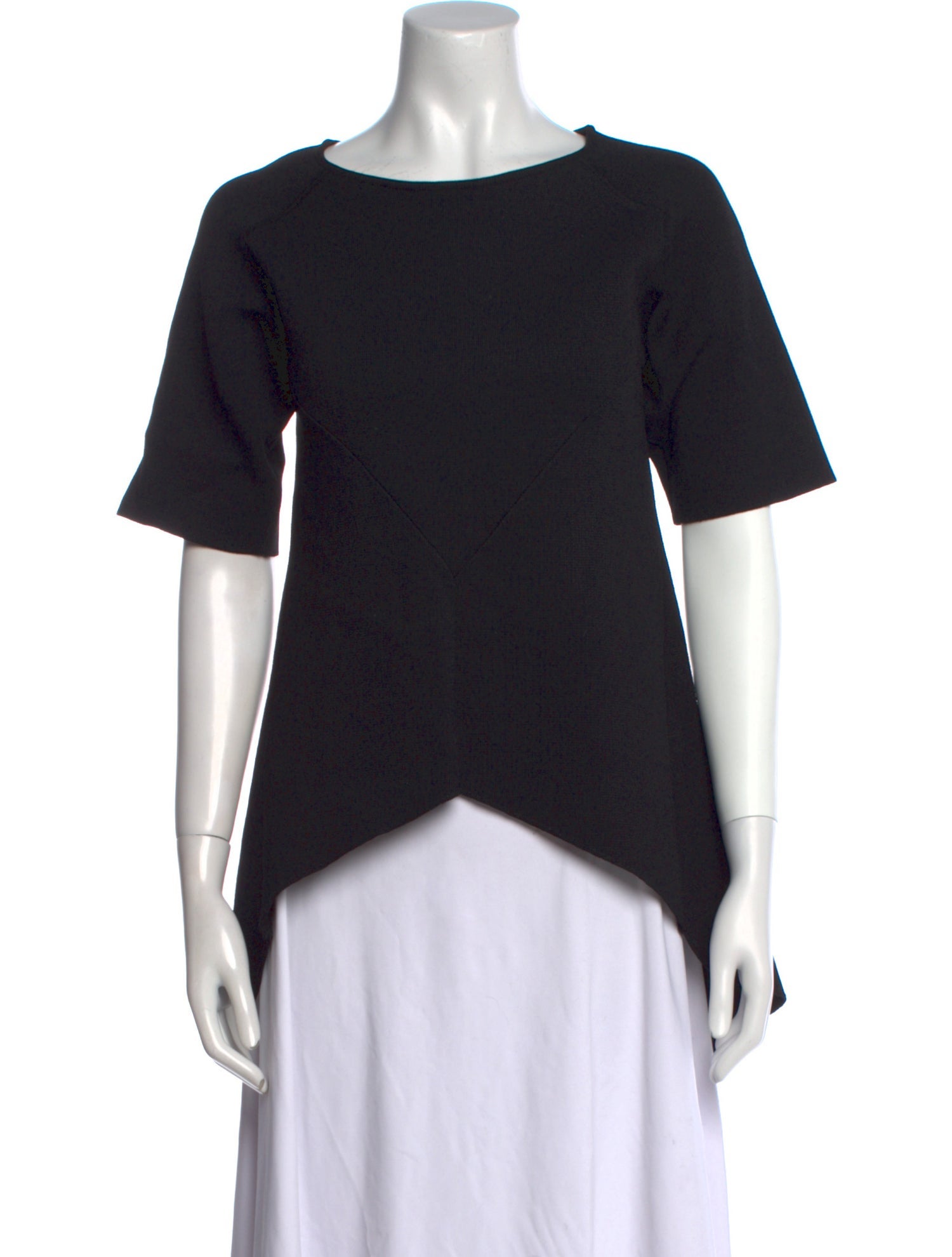 Scanlan Theodore Bateau Neckline Short Sleeve T-Shirt