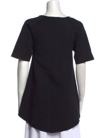 Scanlan Theodore Bateau Neckline Short Sleeve T-Shirt