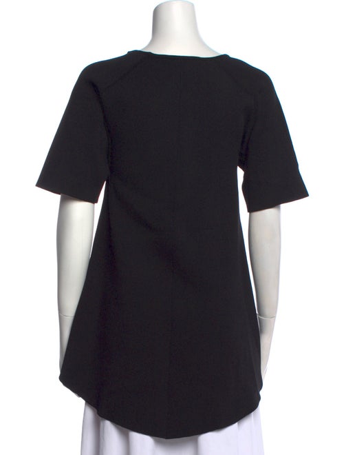 Scanlan Theodore Bateau Neckline Short Sleeve T-Shirt