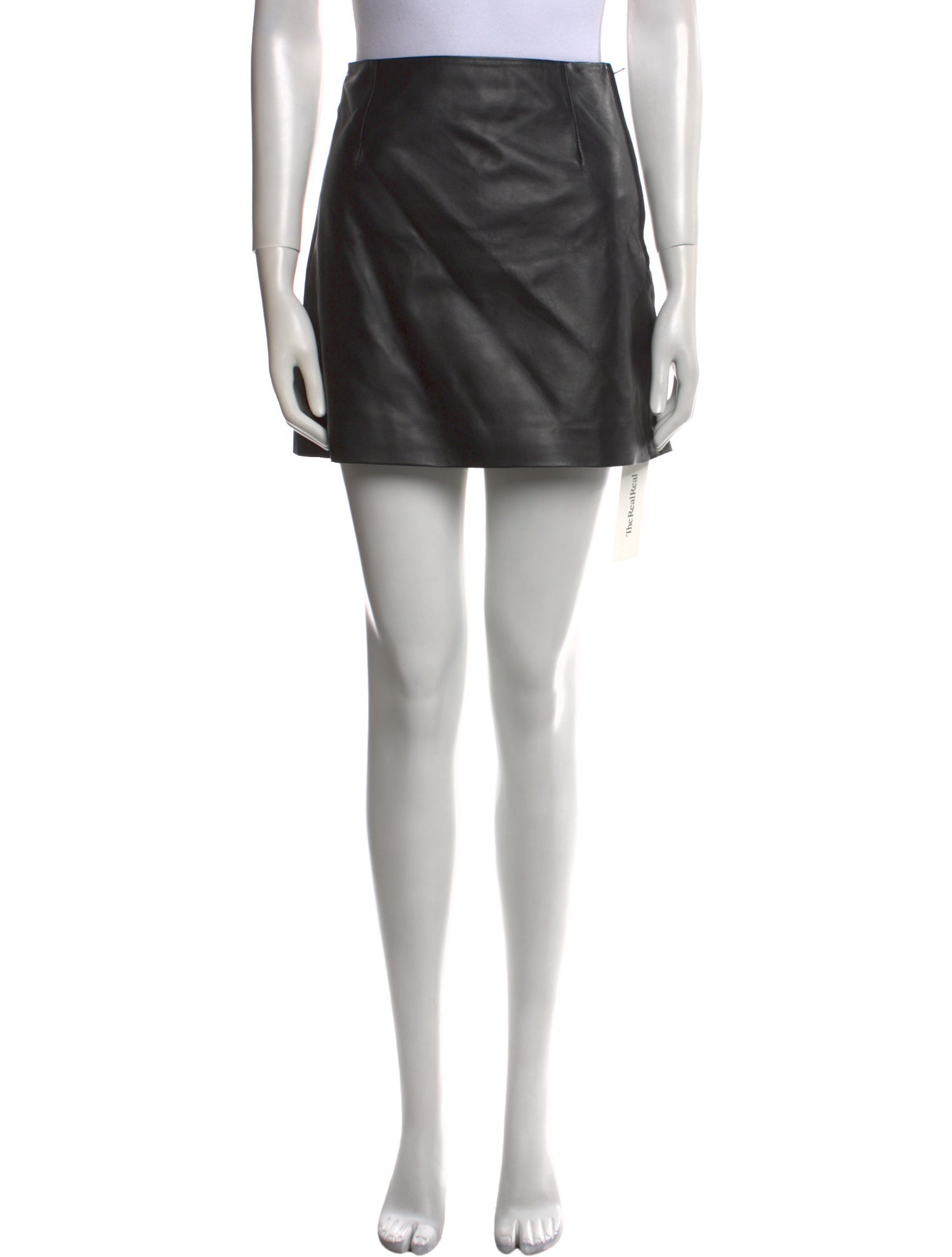 Scanlan Theodore Leather Mini Skirt