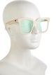 Scanlan Theodore Oversize Mirrored Sunglasses