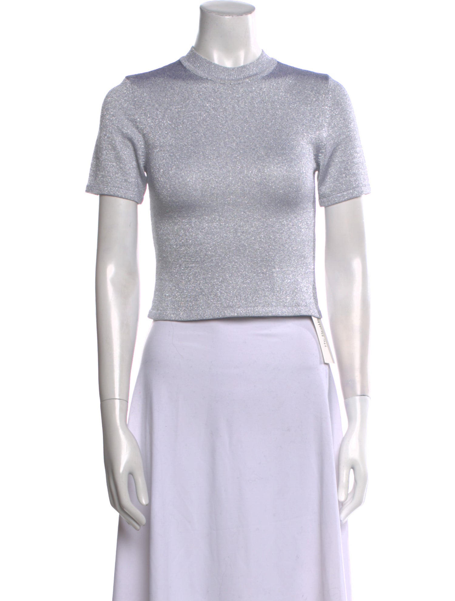 Scanlan Theodore Crew Neck Short Sleeve Crop Top w/ Tags