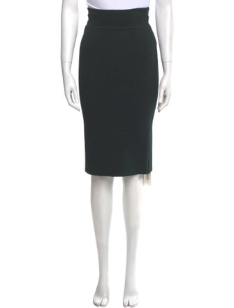 Scanlan Theodore Cutout Accent Knee-Length Skirt