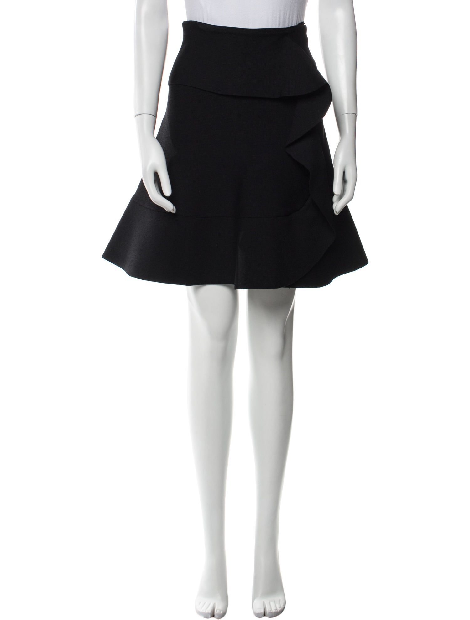 Scanlan Theodore Ruffle Embellishment Knee-Length Skirt