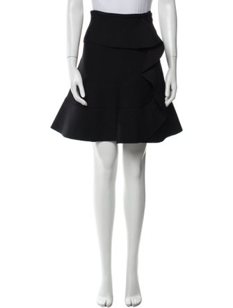Scanlan Theodore Ruffle Embellishment Knee-Length Skirt