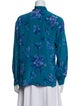 Scanlan Theodore Silk Floral Print Blouse