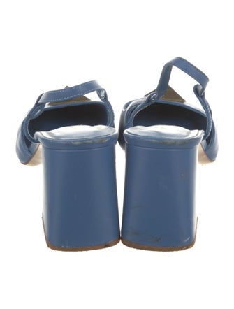 Scanlan Theodore Leather Slingback Pumps