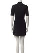 Scanlan Theodore Mock Neck Mini Dress