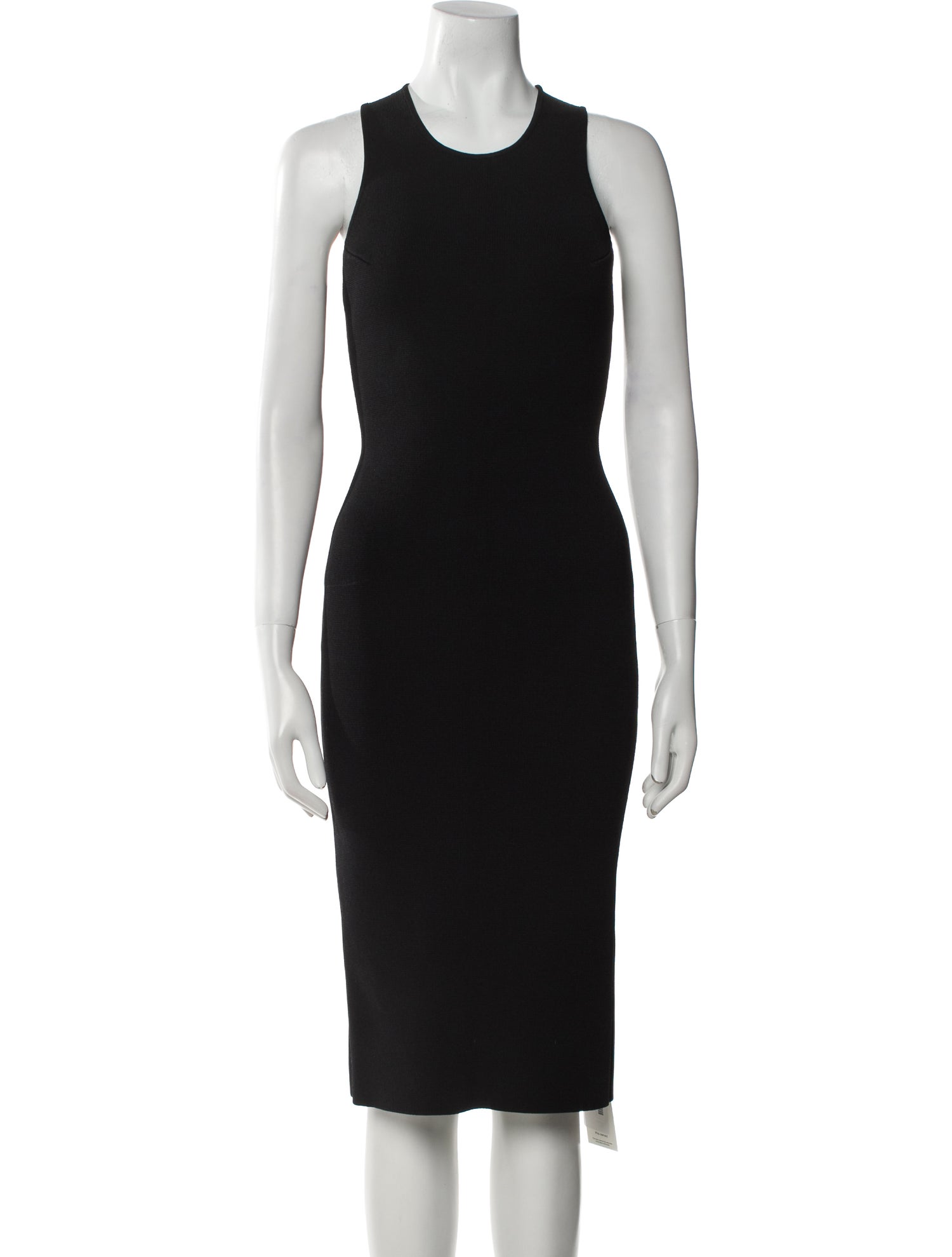 Scanlan Theodore Crew Neck Midi Length Dress