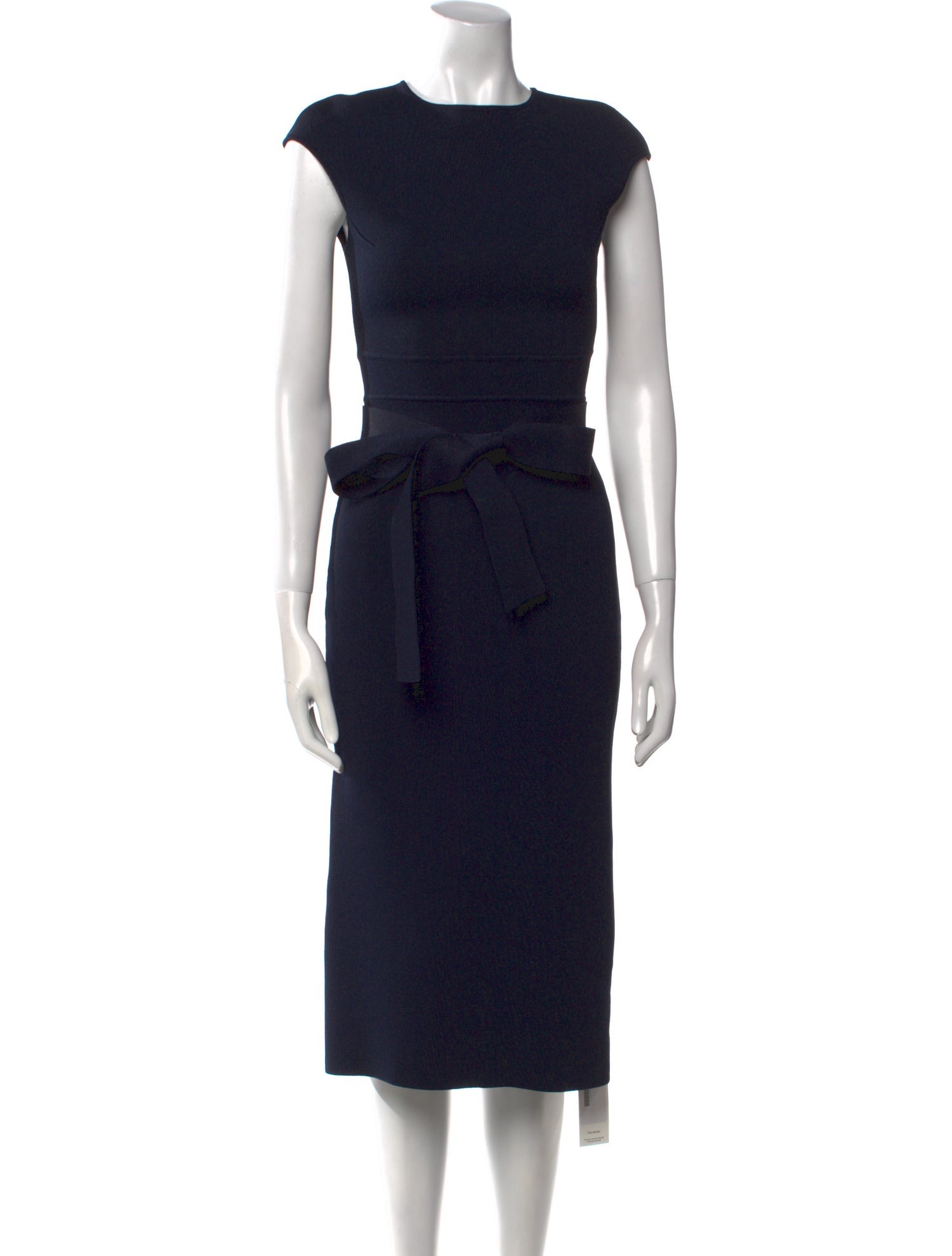 Scanlan Theodore Crew Neck Midi Length Dress