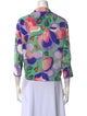 Scanlan Theodore Silk Printed Crop Top