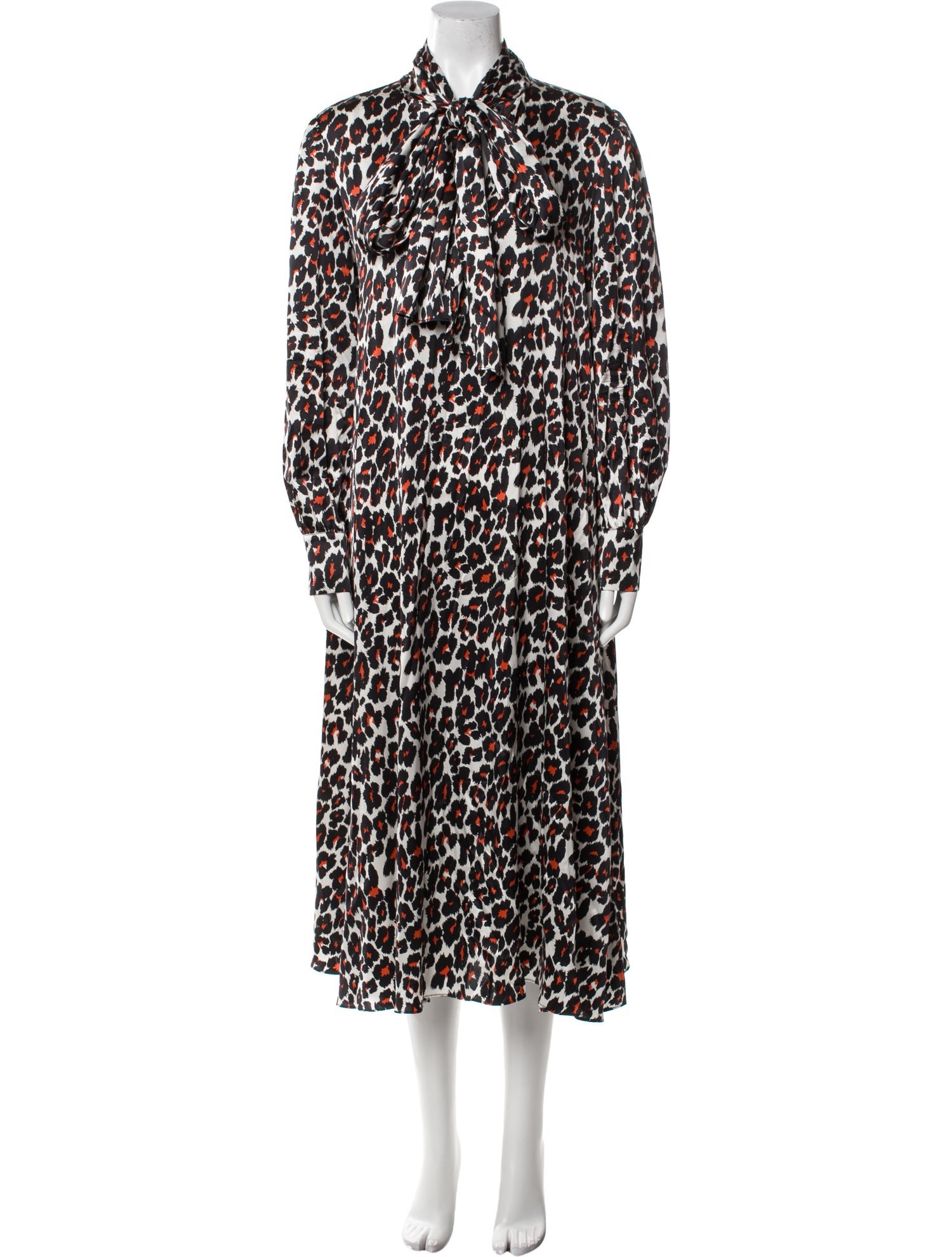 Scanlan Theodore Silk Midi Length Dress