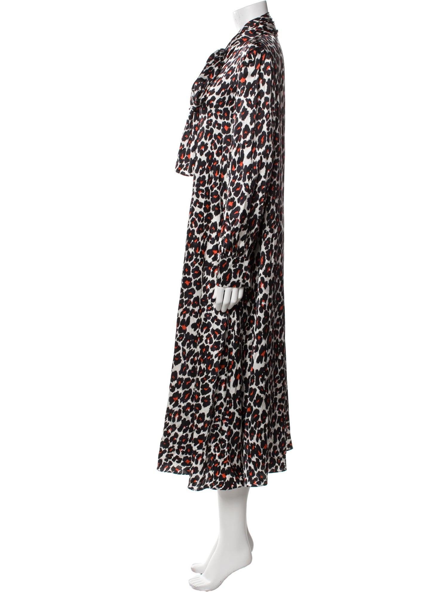 Scanlan Theodore Silk Midi Length Dress