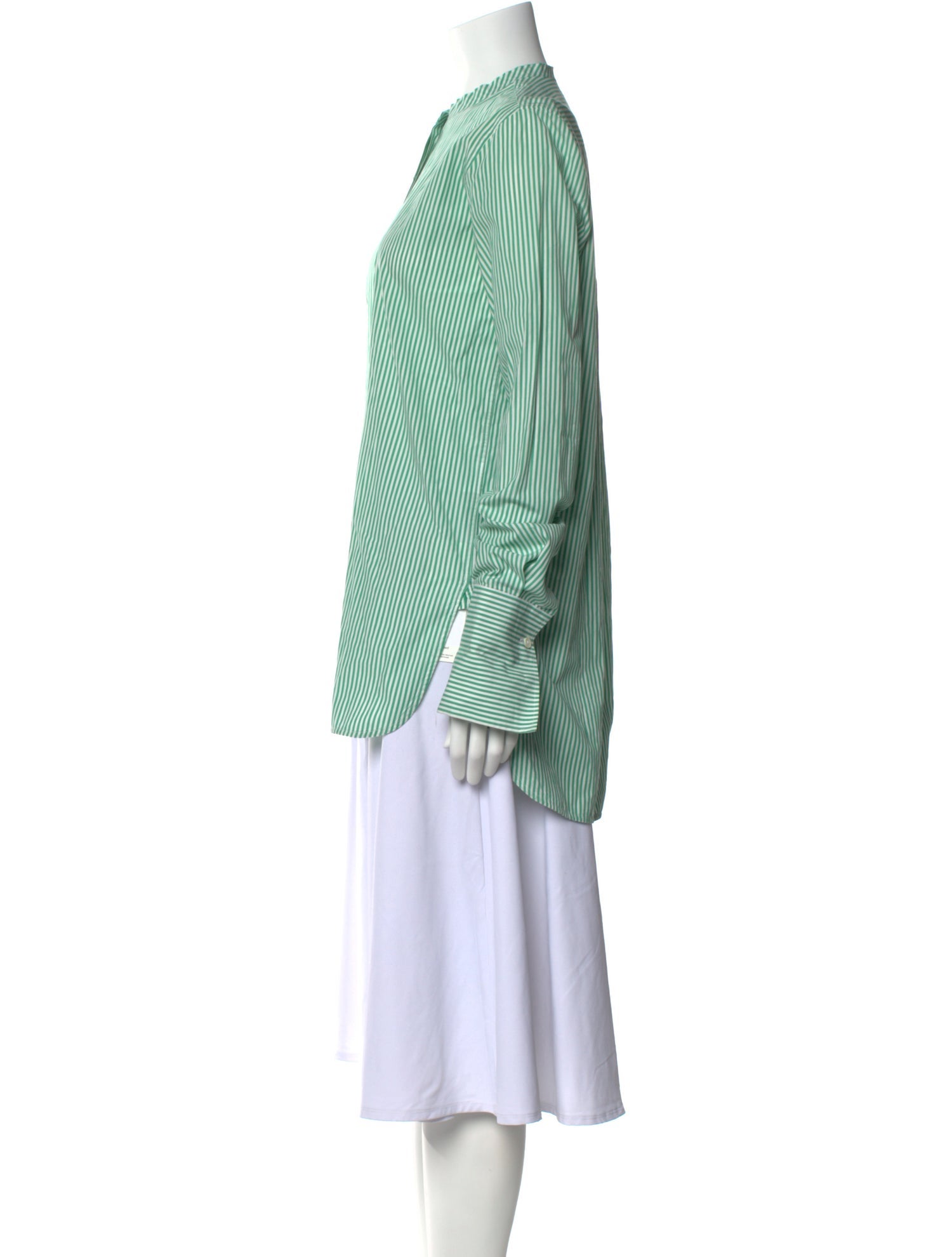 Scanlan Theodore Striped Mock Neck Tunic