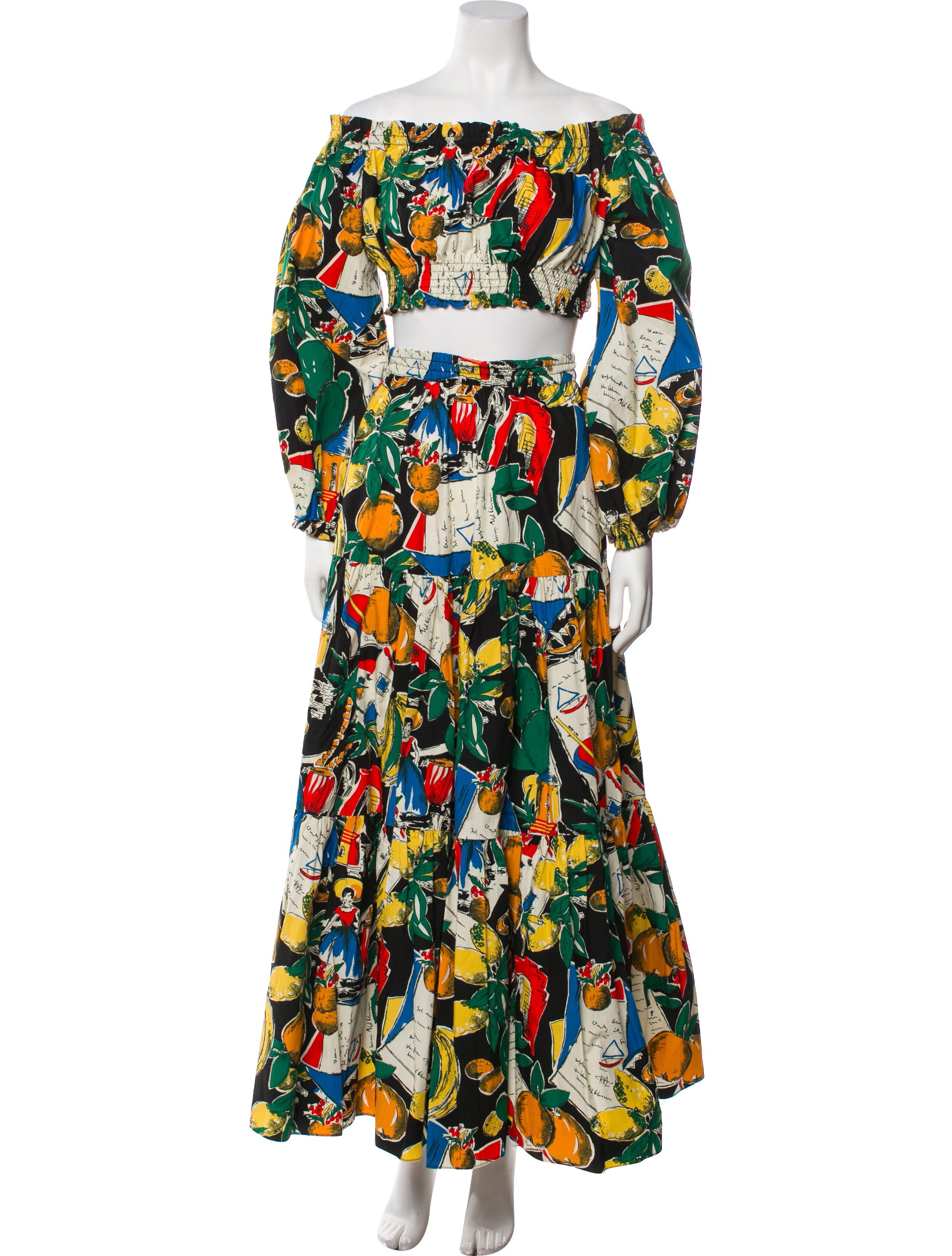 Scanlan Theodore Printed Skirt Set