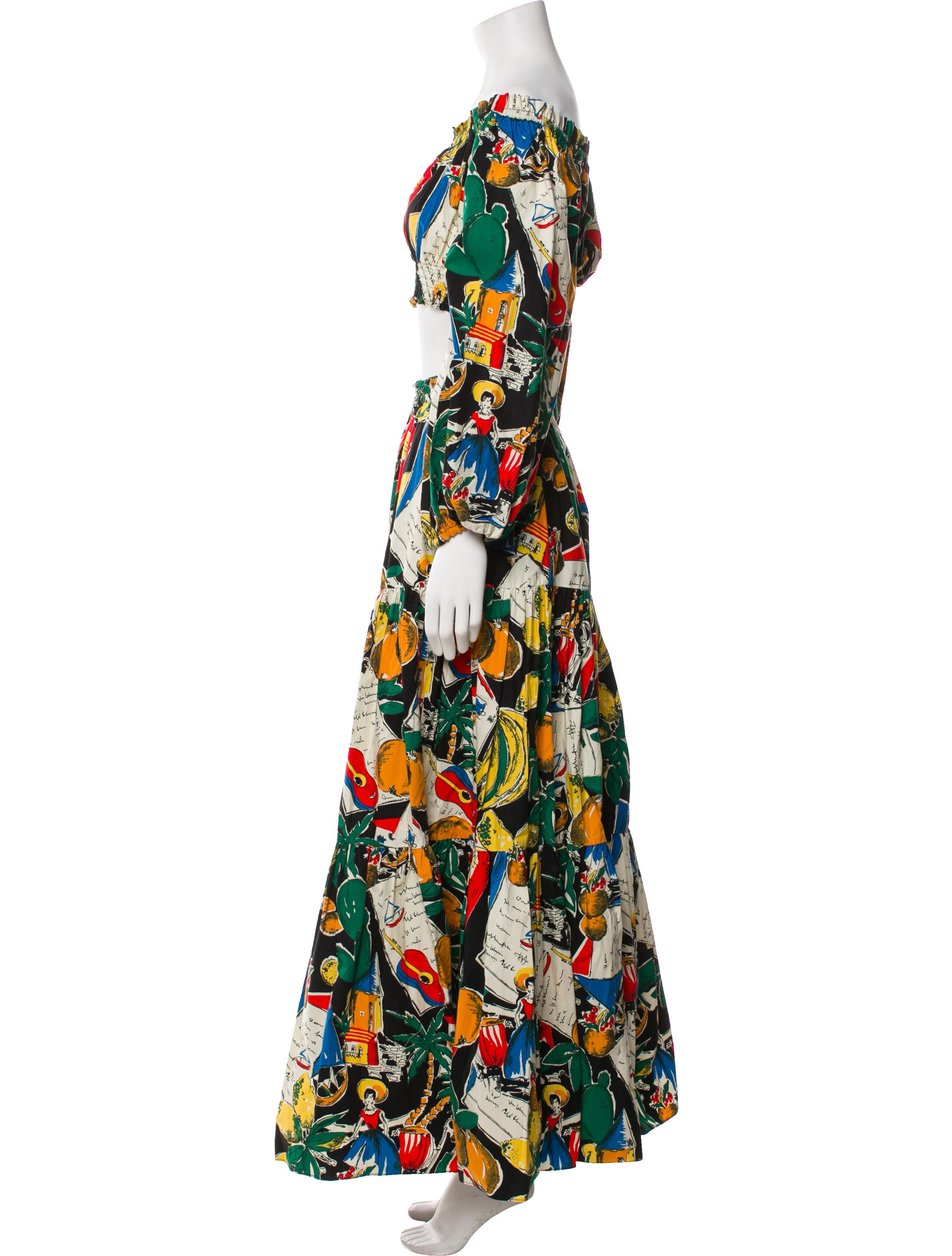 Scanlan Theodore Printed Skirt Set