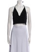 Scanlan Theodore Halterneck Sleeveless Crop Top