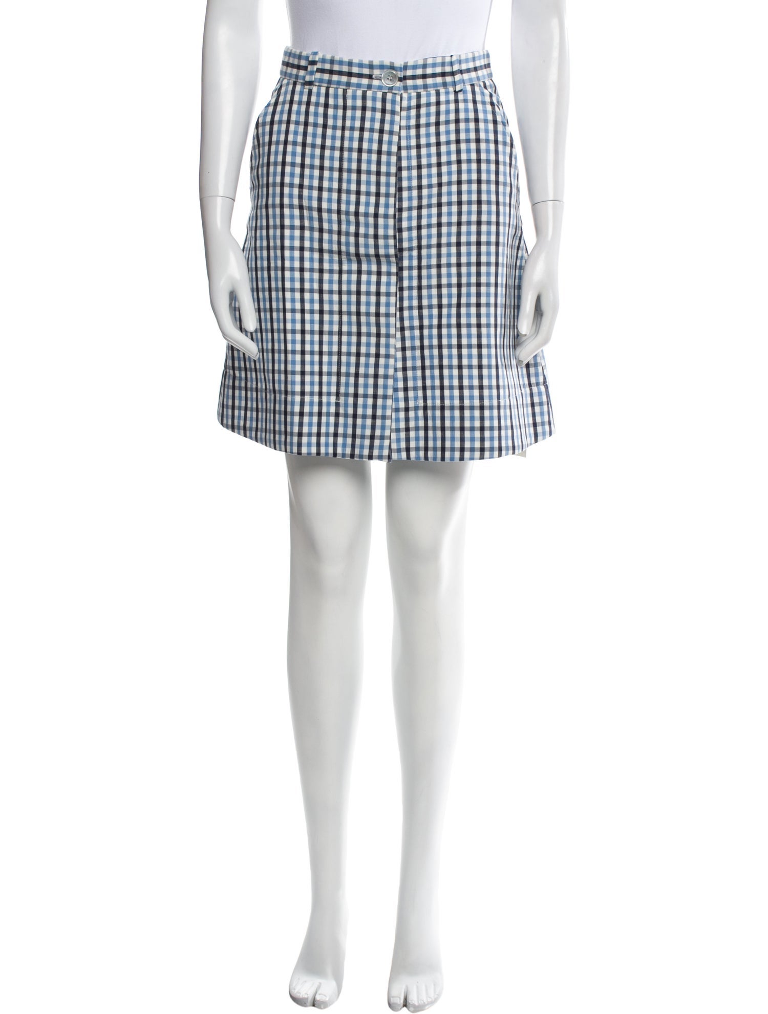 Scanlan Theodore Plaid Print Mini Skirt