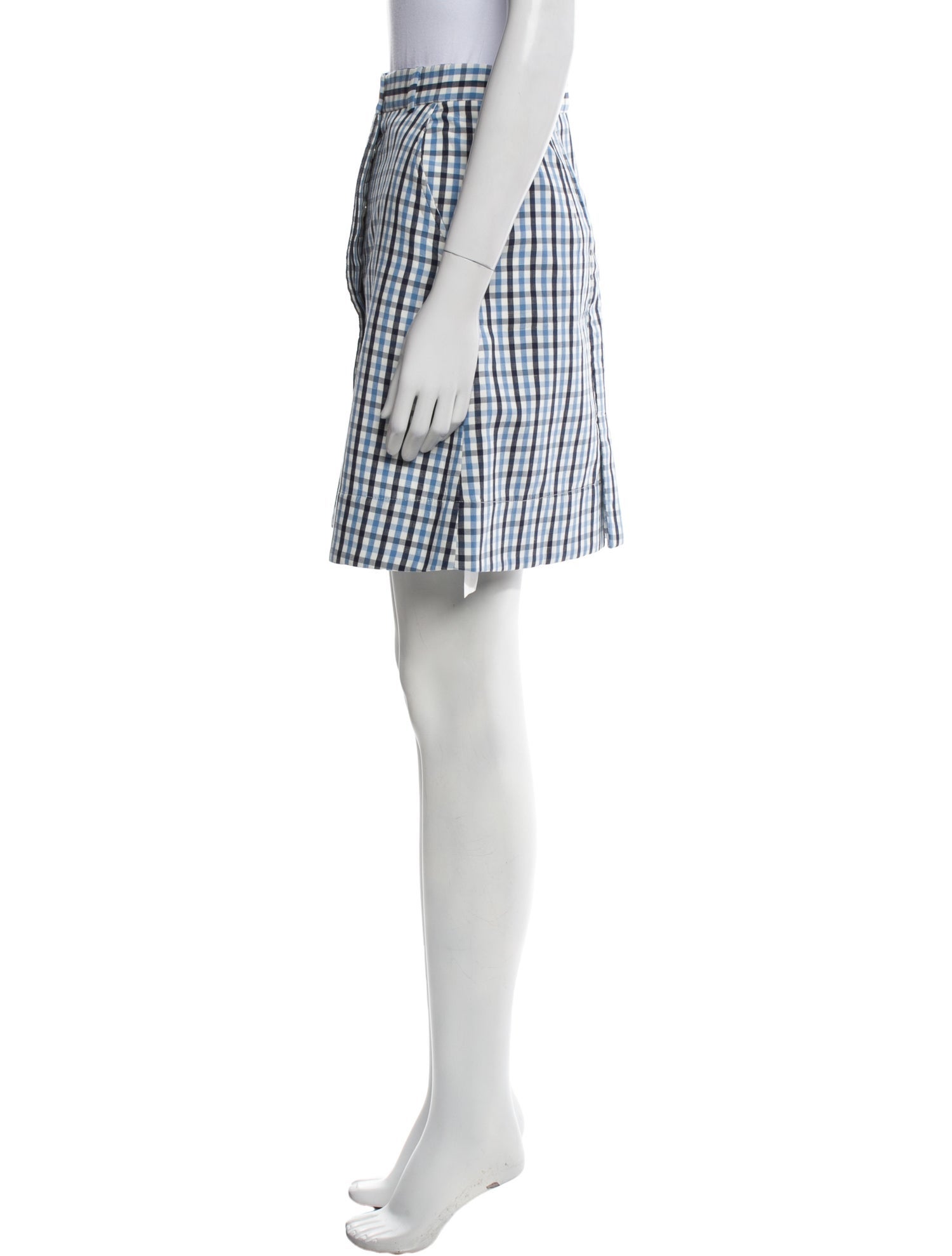Scanlan Theodore Plaid Print Mini Skirt