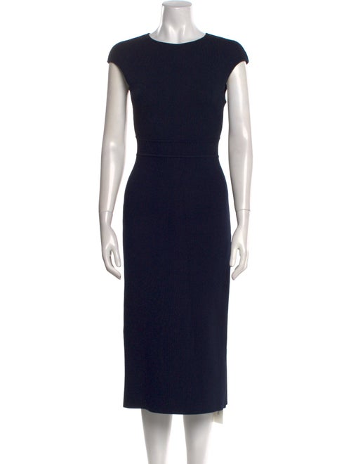 Scanlan Theodore Crew Neck Midi Length Dress
