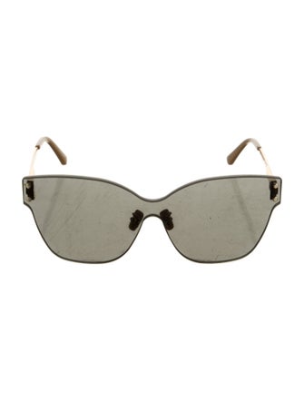 Scanlan Theodore Grey Butterfly Shield Oversize Sunglasses