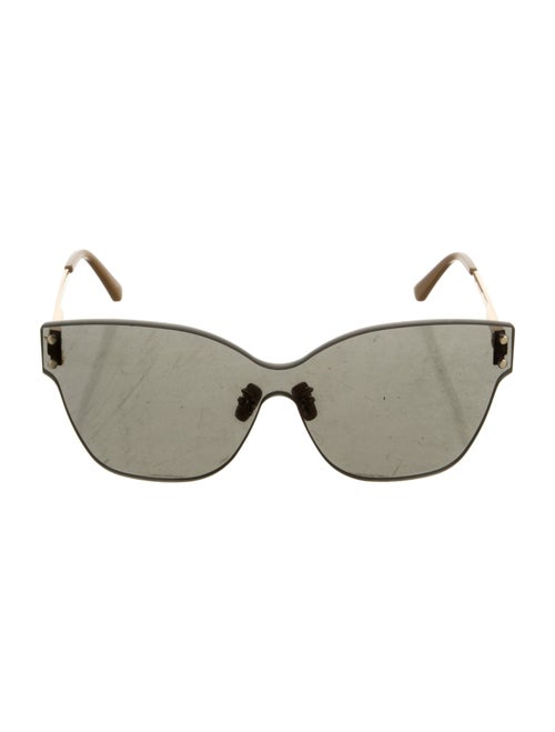 Scanlan Theodore Grey Butterfly Shield Oversize Sunglasses