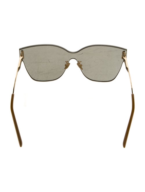 Scanlan Theodore Grey Butterfly Shield Oversize Sunglasses