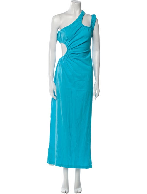 Scanlan Theodore One-Shoulder Long Dress