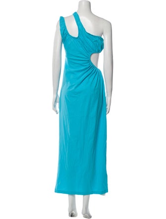 Scanlan Theodore One-Shoulder Long Dress