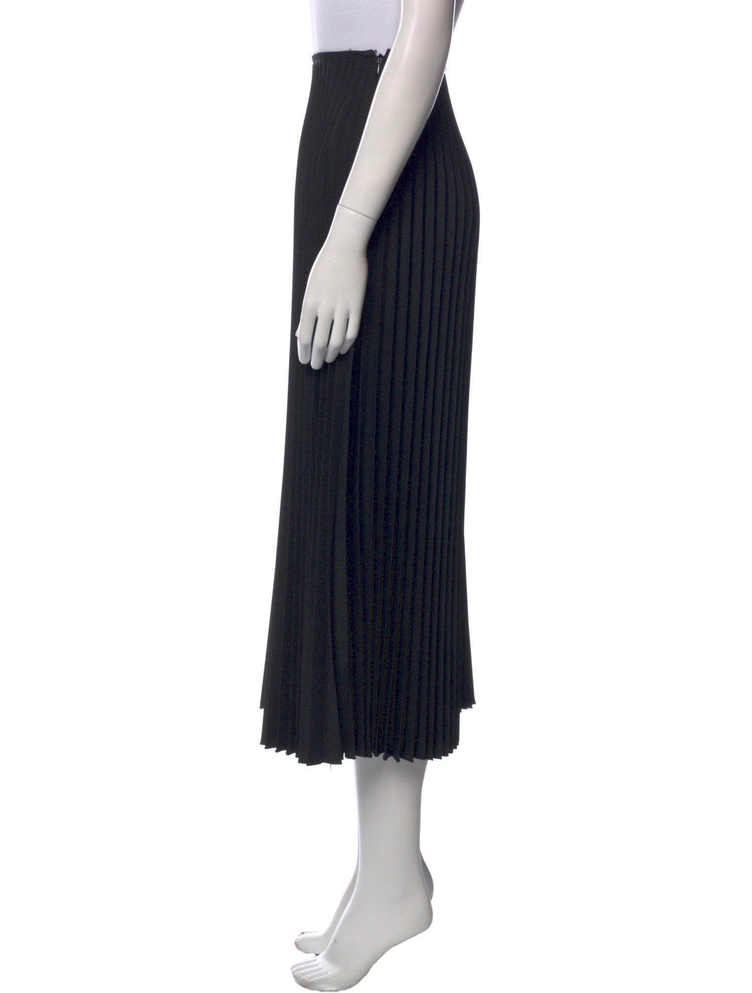 Scanlan Theodore Pleated Accents Midi Length Skirt