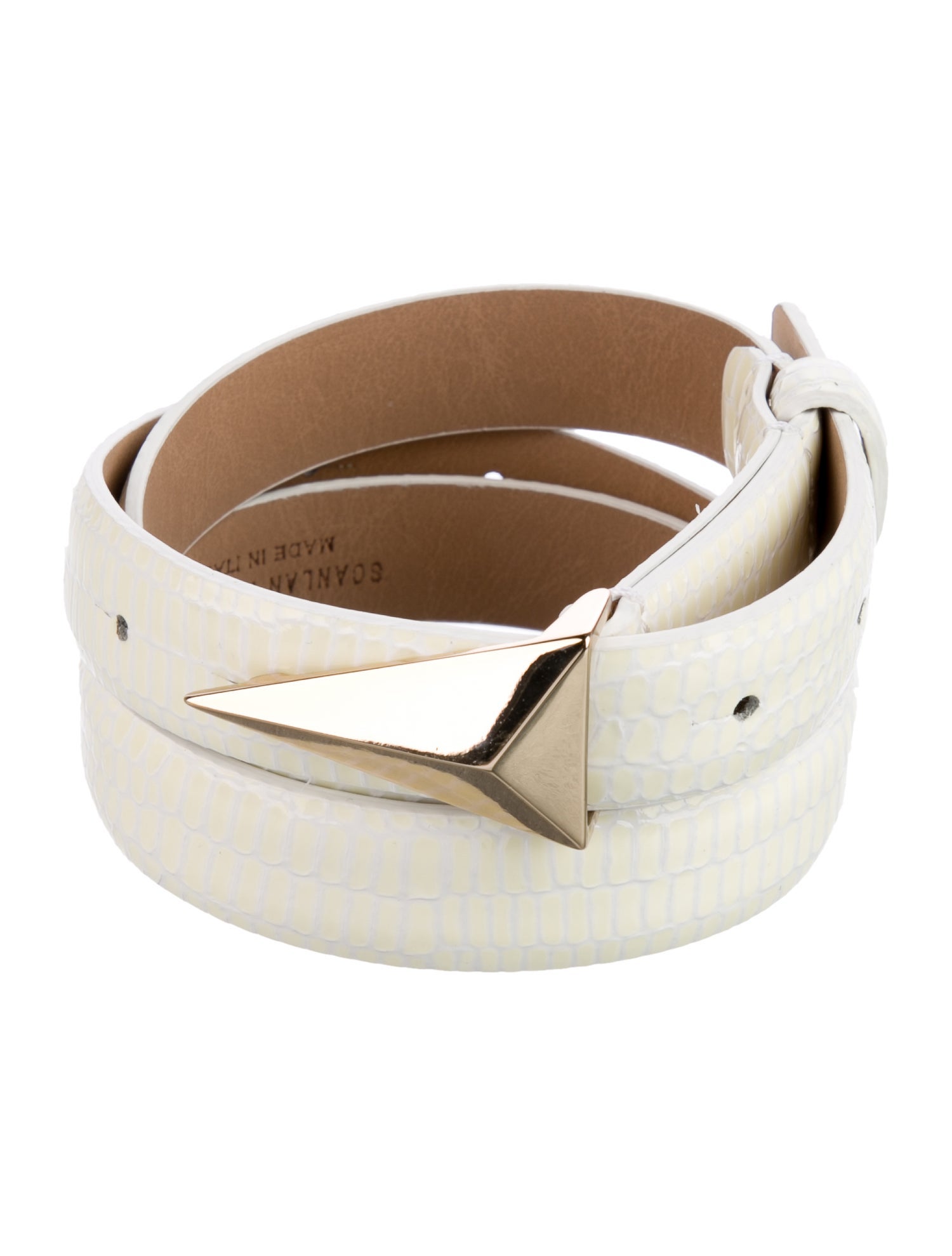 Scanlan Theodore Skinny Leather Waist Belt
