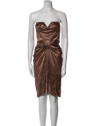 Scanlan Theodore Silk Mini Dress