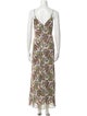 Scanlan Theodore Paisley Print Long Dress