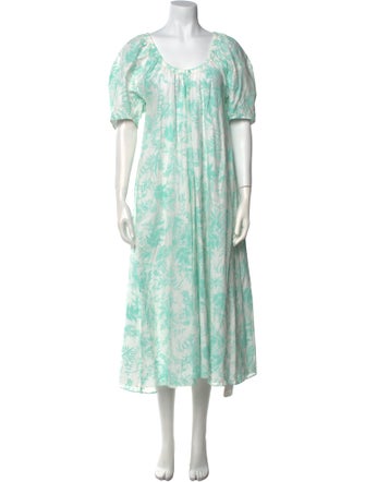 Scanlan Theodore Printed Long Dress