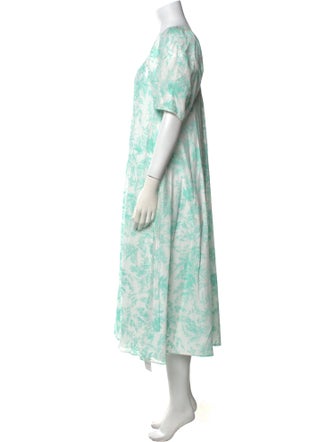 Scanlan Theodore Printed Long Dress