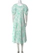 Scanlan Theodore Printed Long Dress
