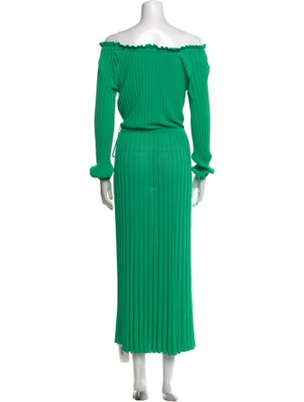 Scanlan Theodore Off-The-Shoulder Long Dress